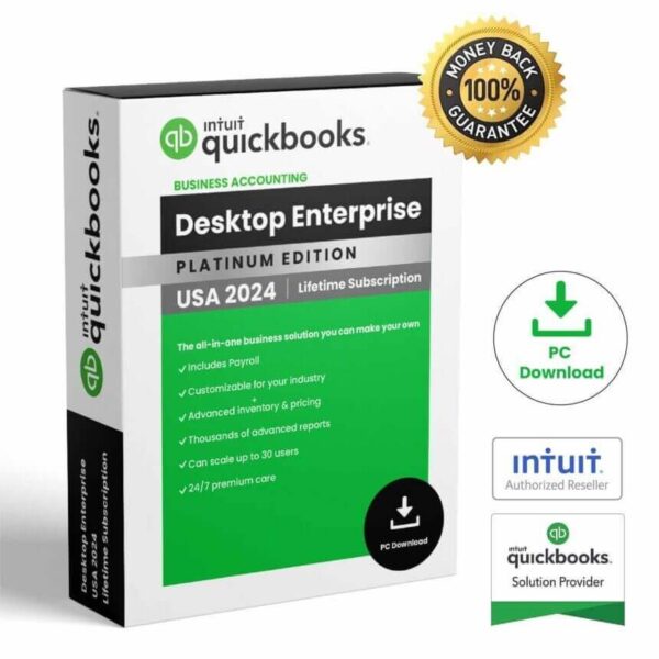 Quickbooks Desktop Enterprise Platinum 2024 With Advanced Inventory | Us Version |